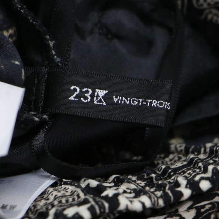 楽天市場】23区 ニジュウサンク パンツ ブラック系 黒 サイズ:32(XS  