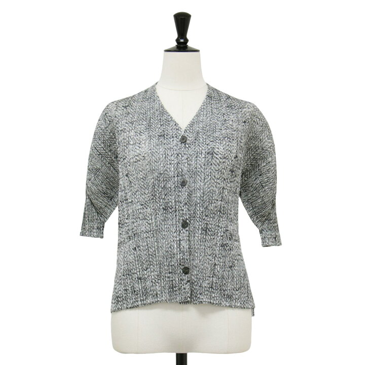 楽天市場】PLEATS PLEASE プリーツプリーズ カーディガン グレー系  