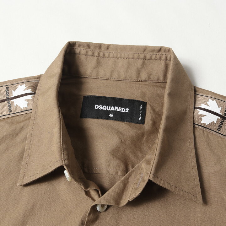 楽天市場】DSQUARED2 ディースクエアード シャツ ベージュ サイズ:46  