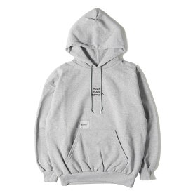 WTAPS ダブルタップス パーカー グレー サイズ:S | 24AW メッセージロゴ スウェットパーカー (TEARY / HOODY / COTTON) | トップス フーディー【メンズ】【中古】【新品同様】【K4633】