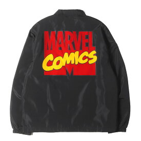 KITH NYC キス ニューヨークシティー ジャケット ブラック 黒 サイズ:M | 24SS MARVEL COMICS コーチジャケット (Coaches Jacket) | アウター ブルゾン 上着【メンズ】【中古】【美品】【K4628】
