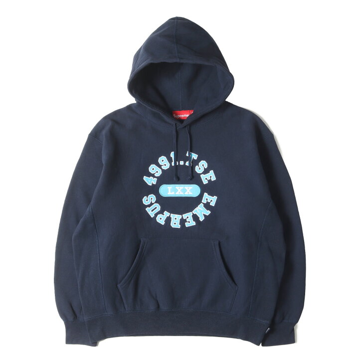 楽天市場】Supreme シュプリーム パーカー ネイビー 紺 サイズ:M  
