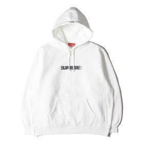 Supreme シュプリーム パーカー ホワイト 白 サイズ:L | 23SS モーションロゴ スウェットパーカー (Motion Logo Hooded Sweatshirt) | トップス フーディー プルオーバー【メンズ】【中古】【K4743】