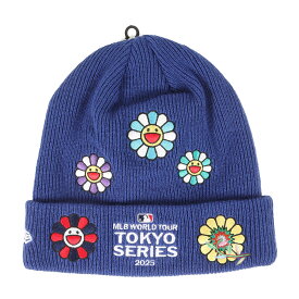 NEW ERA ニューエラ ビーニー ブルー サイズ:ONE SIZE | 25SS MLB 東京シリーズ 開幕戦 記念 ×村上隆 シカゴ・カブス ニットビーニー | 帽子 ニットキャップ【メンズ】【K4625】