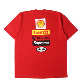 Supreme シュプリーム Tシャツ サイズ:XL / 24SS Ducati 5ネーム ロゴ クルーネック Tシャツ (Logo Tee) / レッド / トップス カットソー 半袖 / コラボ【メンズ】【K4698】