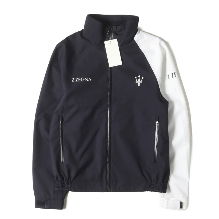 楽天市場】Z Zegna ジー ゼニア ジャケット ネイビー×ホワイト 紺白 