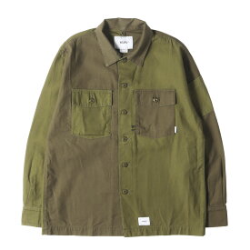 WTAPS ダブルタップス シャツ サイズ:S | コットンサテン ミリタリーシャツ (BUDS LS 01) | トップス カジュアルシャツ 長袖【メンズ】【中古】【K4747】