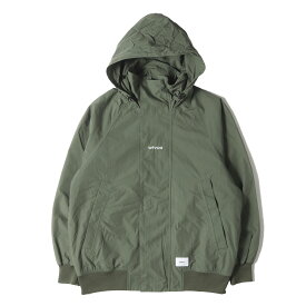 WTAPS ダブルタップス ジャケット オリーブドラブ サイズ:S | 21AW ウェザークロス フード ジップ ジャケット (INCOM / JACKET) | アウター ブルゾン 上着【メンズ】【中古】【K4559】