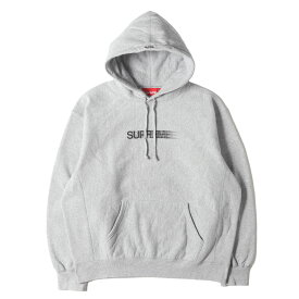 Supreme シュプリーム パーカー ヘザーグレー サイズ:M | 23SS モーションロゴ スウェットパーカー (Motion Logo Hooded Sweatshirt) | トップス フーディー プルオーバー【メンズ】【中古】【K4857】
