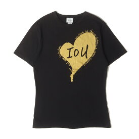 vivienne westwood MAN ヴィヴィアンウエストウッドマン Tシャツ ブラック 黒 サイズ:S | ハート グラフィック Tシャツ (179210 GC0346) | トップス カットソー 半袖【メンズ】【中古】【K4722】
