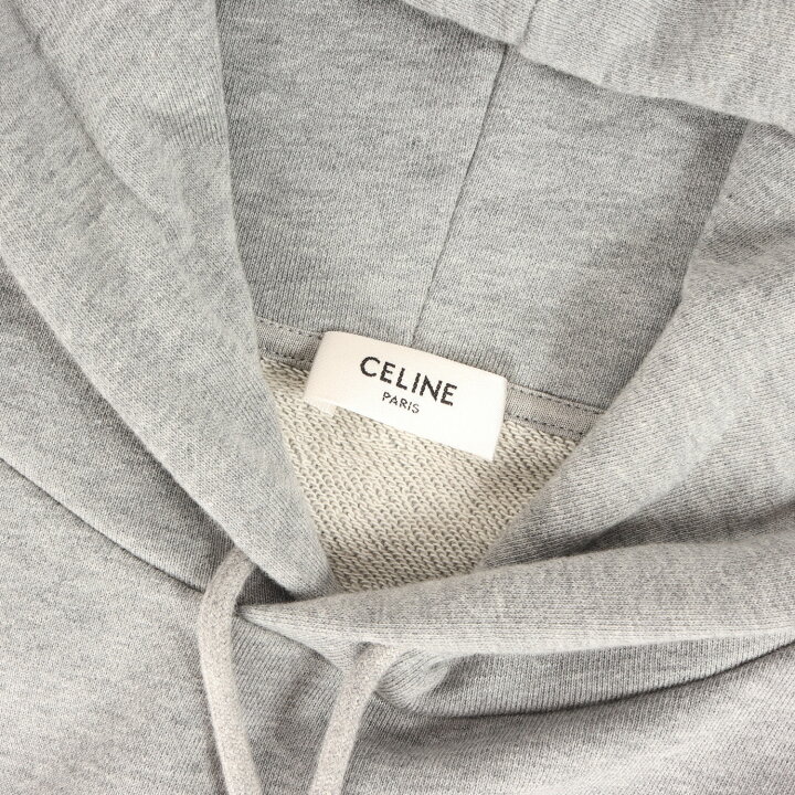 楽天市場】CELINE セリーヌ パーカー ヘザーグレー サイズ:S | 21SS セリーヌロゴパーカー新品グレーsサイズ
