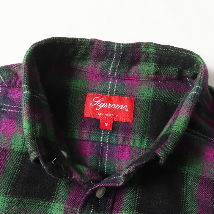 楽天市場】Supreme シュプリーム シャツ ピンク グリーン サイズ:S 