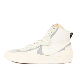 Sacai サカイ サイズ:29.0cm | NIKE BLAZER MID / SACAI (BV0072-100) | ナイキ ブレザー ミッド | ホワイト ウルフグレー | US11 | ミドルカット スニーカー シューズ 靴 | コラボ 別注【メンズ】【中古】【K4819】
