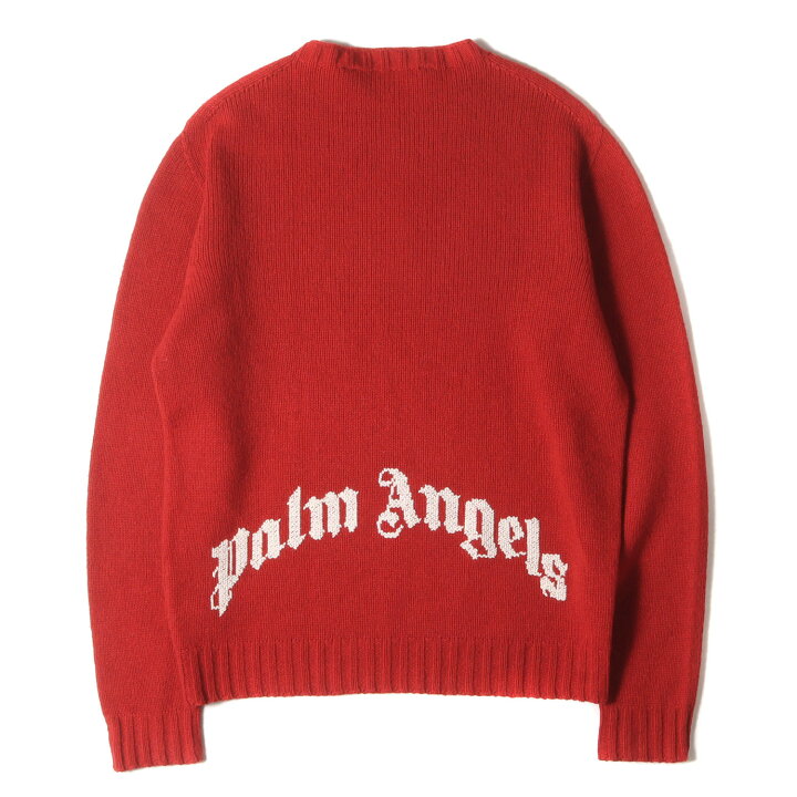 楽天市場】Palm Angels パーム エンジェルス ニット レッド サイズ:L 