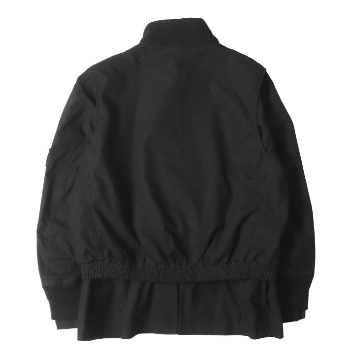 楽天市場】Sacai サカイ ジャケット 黒 ブラック サイズ:3 | 24AW 