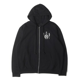 CHROME HEARTS クロムハーツ パーカー ブラック 黒 サイズ:XL | 近年モデル FOTI スカル ジップ スウェットパーカー (SWTSHRT HD ZIP FOTI ) | トップス フーディー【メンズ】【中古】【美品】【K4698】