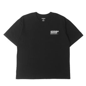 NEIGHBORHOOD ネイバーフッド Tシャツ ブラック 黒 サイズ:M | 24SS デジタルロゴ クルーネック Tシャツ | トップス カットソー 半袖 | 日本製【メンズ】【中古】【K4697】