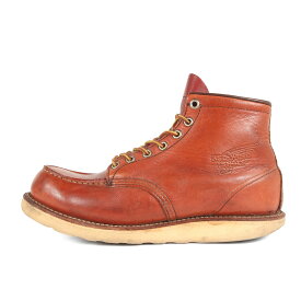 Red Wing レッド ウィング サイズ:US8D(26.0cm) | 人気品番 8131 | 00s アイリッシュセッター モックトゥ ブーツ | 2004年製 | Irish Setter 6-inch Classic Moc | オロラセット(赤茶) | ワーク シューズ 靴【メンズ】【中古】【K4837】