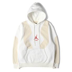 OFF-WHITE オフホワイト パーカー ホワイト ベージュ サイズ:M | 20AW NIKE JORDAN ウイングマーク スウェットパーカー (ASW UC PO HOODIE) | トップス フーディー プルオーバー【メンズ】【中古】【K4628】
