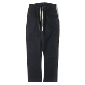 RICK OWENS リックオウエンス パンツ ブラック 黒 サイズ:48 | ドローストリング ストレッチ サルエル パンツ (RU15S4380-TE) | ボトムス ズボン | イタリア製【メンズ】【中古】【K4666】