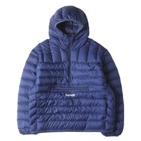 Supreme シュプリーム ジャケット ネイビー 紺 サイズ:M | 24AW ハーフジップ プルオーバー ダウンジャケット (Micro Down Half Zip Hooded Pullover) | アウター ブルゾン 上着【メンズ】【中古】【美品】【K4625】