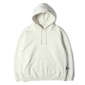 VETEMENTS ヴェトモン パーカー グレージュ サイズ:S | ブランドロゴ刺繍 インサイドアウト プルオーバー スウェット パーカー (INSIDE-OUT HOODIE) | トップス フーディー【メンズ】【中古】【K4632】