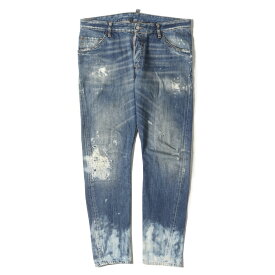 DSQUARED2 ディースクエアード パンツ ブルー サイズ:52 | ヴィンテージ加工 テーパード デニムパンツ | Classic kenny Jean S71LB0118 S30309 | イタリア製 | ボトムス ジーンズ ジーパン【メンズ】【中古】【K4701】