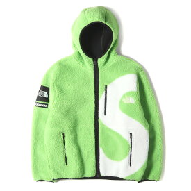 Supreme シュプリーム ジャケット ライム サイズ:L | 20AW THE NORTH FACE Sロゴ フリース ジャケット (S Logo Hooded Fleece Jacket) | アウター ブルゾン 上着 | コラボ【メンズ】【中古】【美品】【K4792】