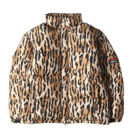 WACKO MARIA ワコマリア ジャケット ベージュ サイズ:L | 21AW NANGA レオパード柄 リップストップ ダウンジャケット (LEOPARD DOWN JACKET) | アウター ブルゾン 上着 | コラボ【メンズ】【中古】【K4625】