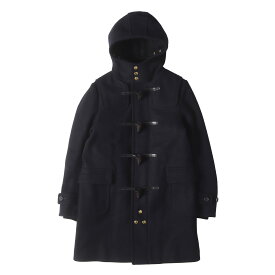 SCYE BASICS サイ ベーシック コート ネイビー 紺 サイズ:38 | メルトンウール ダッフルコート | アウター ジャケット 上着 シンプル【メンズ】【中古】【K4633】