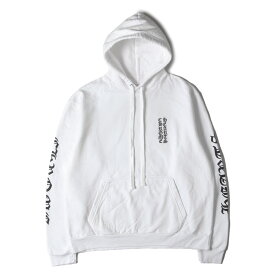 CHROME HEARTS クロムハーツ パーカー ホワイト 白 サイズ:M | 近年モデル ブランドロゴ スウェットパーカー (SWTSHRT PLV) | トップス フーディー プルオーバー | USA製【メンズ】【中古】【K4695】