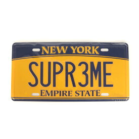 Supreme シュプリーム | 25SS ライセンスプレート / ナンバープレート (License Plate) | イエロー | ブランド 小物 雑貨 インテリア【メンズ】【K4845】