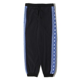 LOUIS VUITTON ルイヴィトン パンツ ブラック 黒 サイズ:L | 23SS LVフェアアイル ストライプ ナイロン トラックパンツ (RM231M ZED HOY22W) | ボトムス ズボン | イタリア製【メンズ】【中古】【K4697】