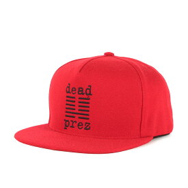 Supreme シュプリーム キャップ レッド サイズ:FREE | Dead Prez ロゴ刺繍 5パネルキャップ (5-Panel) | ブランド コラボ 帽子【メンズ】【中古】【美品】【K4746】