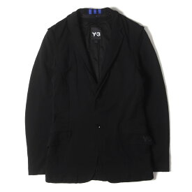 Y-3 ワイスリー ジャケット ブラック 黒 サイズ:S | 4WAY デタッチャブル ストレッチ レーヨン 2B テーラードジャケット | アウター ジャケット 上着【メンズ】【中古】【K4752】