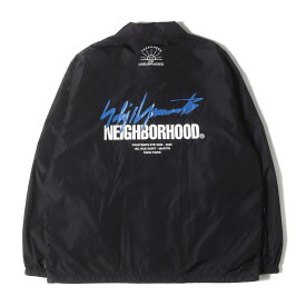 NEIGHBORHOOD ネイバーフッド ジャケット ブラック 黒 サイズ:XL | 25AW Yohji Yamamoto POUR HOMME ウインドブレイカー / コーチジャケット (WINDBREAKER JACKET) | アウター ブルゾン 上着 | コラボ【メンズ】【K4696】