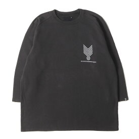 NEIGHBORHOOD ネイバーフッド スウェット ブラック 黒 サイズ:3 | SVG アイコンマーク 7分袖 ライトウェイト スウェットシャツ | トップス トレーナー プルオーバー 【メンズ】【中古】【K4719】