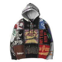 楽天市場】supreme patchwork hooded sweatshirtの通販