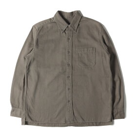 NONNATIVE ノンネイティブ シャツ セメント サイズ:1 | 22W/23S ヘビーツイル ボタンダウンシャツ (DWELLER B.D. SHIRT SWEET TWIST COTTON TWILL) | トップス カジュアルシャツ 長袖【メンズ】【K4693】