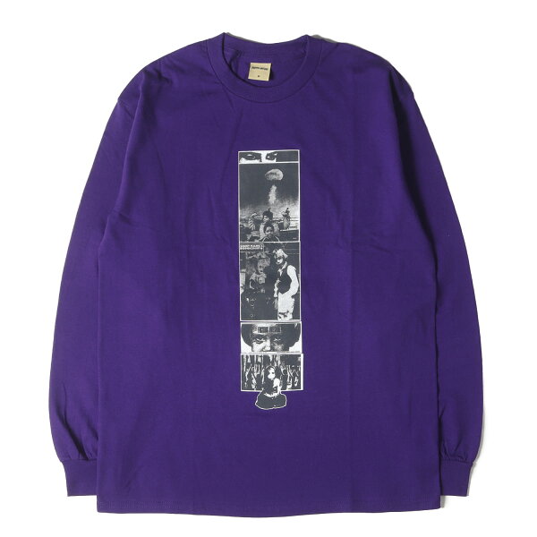 Fucking Awesome ファッキングオーサム Tシャツ パープル サイズ:M 24AW フォトグラフィック ロングスリーブ Tシャツ 2025 DILL COLLAGE L/S TEE トップス カットソー 長袖【メンズ】【K4936】