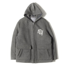 NEIGHBORHOOD ネイバーフッド ジャケット グレー サイズ:L | 90s M&M スター セーラーフード メルトンウール ジャケット (1999年モデル) | アーカイブ アウター ブルゾン 上着【メンズ】【中古】【K4717】