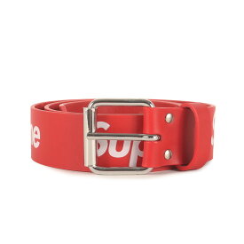 Supreme シュプリーム ベルト レッド サイズ:M | 22SS ブランドロゴ カウレザー ベルト (Repeat Leather Belt) | ブランド ファッション アイテム【メンズ】【中古】【美品】【K4837】