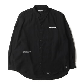 NEIGHBORHOOD ネイバーフッド シャツ ブラック 黒 サイズ:L | 25SS COOLMAX オーバーサイズ リネン シャツ (OVER SHIRT LS) | トップス カジュアルシャツ 長袖【メンズ】【中古】【K4715】