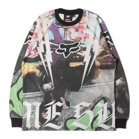 Supreme シュプリーム Tシャツ マルチカラー サイズ:S | 25AW ×Fox Racing 総柄グラフィック ロングスリーブ Tシャツ L/S Top | 長袖 トップス コラボ 【メンズ】【K4699】