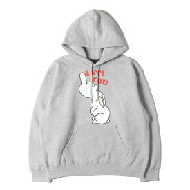 Supreme シュプリーム パーカー ヘザーグレー サイズ:S | 23SS UNDERCOVER グラフィック スウェットパーカー (Anti You Hooded Sweatshirt) | トップス フーディー プルオーバー | コラボ【メンズ】【K4704】
