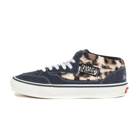 Supreme シュプリーム サイズ:US9.5(27.5cm) | 23AW VANS Leopard Half Cab | バンズ ハーフキャブ | ネイビー 紺 | コラボ スニーカー シューズ 靴 | 別注【メンズ】【中古】【K4837】