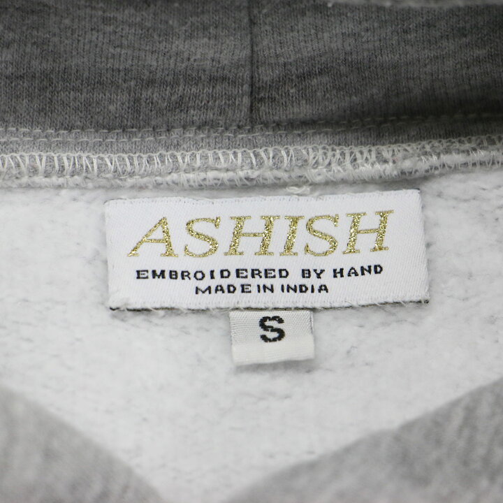 楽天市場】ASHISH アシシュ パーカー グレー サイズ:S | 25春夏 