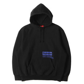 Supreme シュプリーム パーカー ブラック 黒 サイズ:XL | 21AW JUNYA WATANABE COMME des GARCONS MAN スウェット パーカー (Hooded Sweatshirt) | トップス フーディー | コラボ【メンズ】【中古】【K4754】