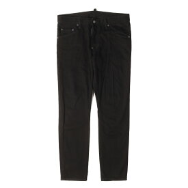 DSQUARED2 ディースクエアード パンツ ブラック 黒 サイズ:50 | 22AW スケーター ストレッチ スリム テーパード デニムパンツ (Skater Jeans) | ボトムス ジーンズ ジーパン【メンズ】【中古】【K4778】