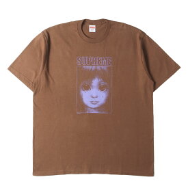 Supreme シュプリーム Tシャツ ブラウン サイズ:XL | 24SS Margaret Keane ティアドロップ クルーネック Tシャツ (Teardrop Tee) | トップス カットソー 半袖【メンズ】【中古】【美品】【K4792】